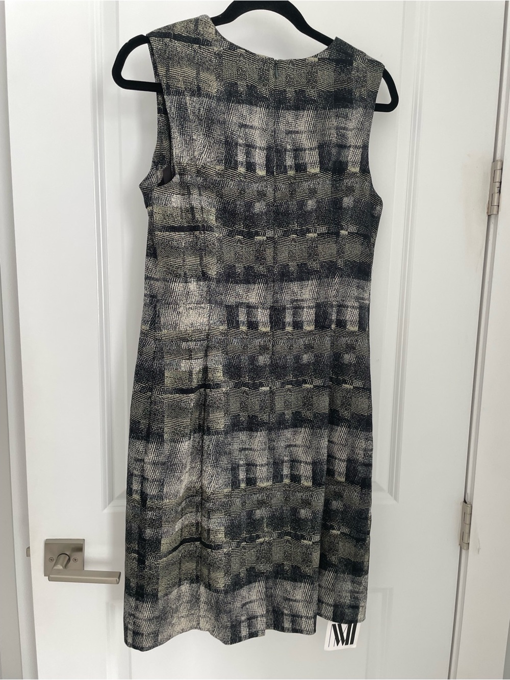 NEW MM Lafleur Shirley Sheath Dress Scratch Plaid NWT Career Office - Picture 8 of 9